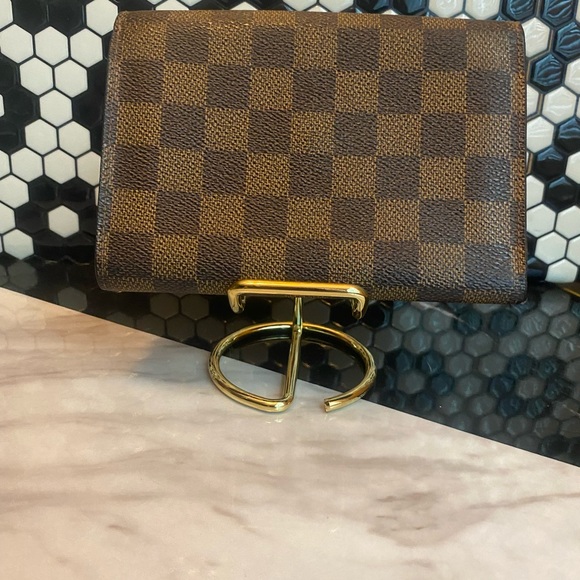 GUC Louis Vuitton Porte Tresor Etui Papier Ebene Wallet with unbranded strap - Picture 2 of 8